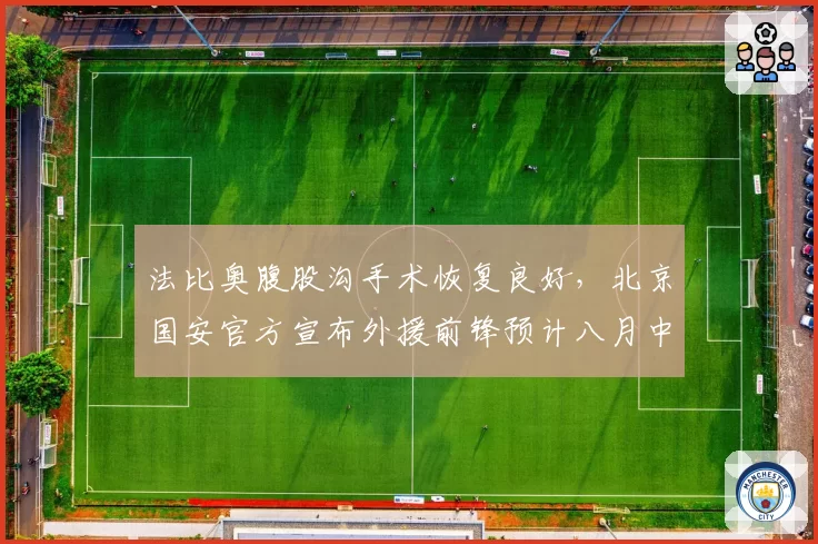 法比奥腹股沟手术恢复良好，北京国安官方宣布外援前锋预计八月中旬回归