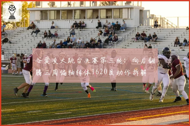 谷爱凌大跳台决赛第三轮:向后翻腾三周偏轴转体1620度动作拆解